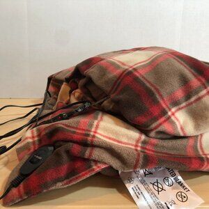Backroads 12V Red Plaid Heated Blanket 42" x 57" #F77